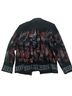 Citron Santa Monica Collection 100% Rayon Floral Black Multi Color Jacket Size S - photo 2