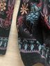 Citron Santa Monica Collection 100% Rayon Floral Black Multi Color Jacket Size S - photo 4