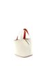 Hermès 100% Leather White Orange Picotin Bag Clemence PM One size - photo 3