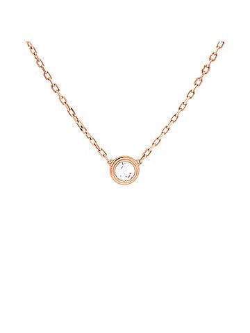 Cartier Cartier D'Amour Pendant Necklace 18K Rose Gold with Diamond Large (view 1)