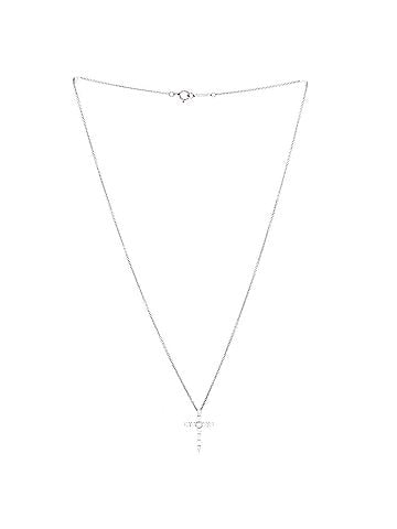 Tiffany & Co. Cross Pendant Necklace Platinum and Diamonds Small (view 2)