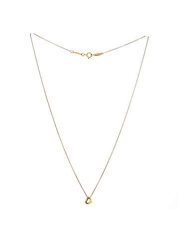 Tiffany & Co. Elsa Peretti Open Heart Pendant Necklace 18K Rose Gold 7mm (view 2)