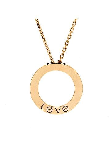 Cartier Love Pendant Necklace 18K Yellow Gold (view 1)