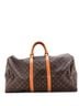 Louis Vuitton 100% Coatead Canvas Brown Keepall Bag Monogram Canvas 55 One size - photo 1