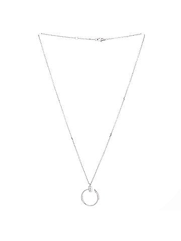 Cartier Juste un Clou Pendant Necklace 18K White Gold with Diamonds (view 2)