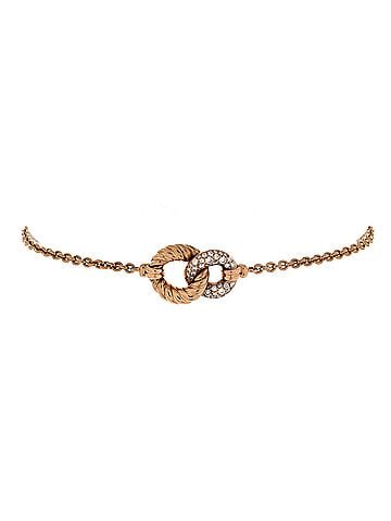 David Yurman Belmont Single Station Bracelet 18K Yellow Gold with Diamonds (view 1)