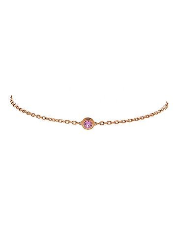 Cartier D'Amour Bracelet 18K Rose Gold with Pink Sapphire (view 1)