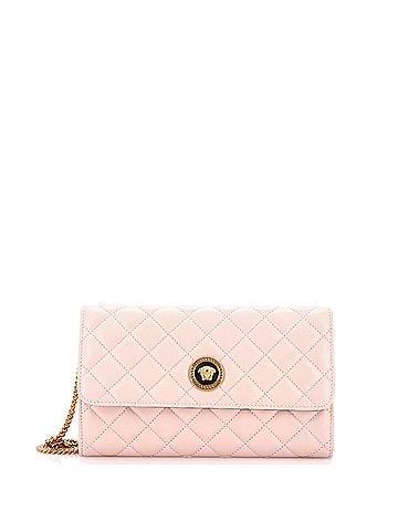 Versace Icon Wallet on Chain Quilted Leather (view 1)