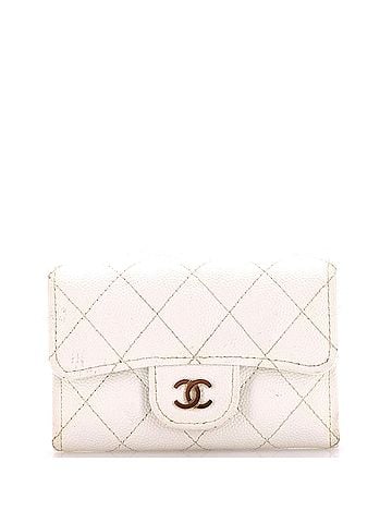Chanel Classic Flap Card Case Quilted Caviar (view 1)
