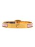 Hermès Pink Mini Clic Chaine d'Ancre Bracelet Metal and Enamel One size - photo 2