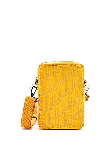 Christian Dior World Tour Zip Messenger Pouch Oblique Galaxy Leather (view 1)