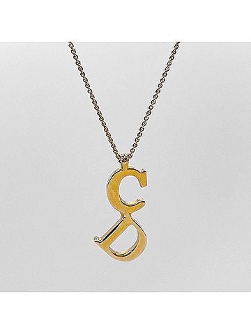 Christian Dior Christian Dior Dior CD Logo Vintage Necklace Pendant Metal Gold Women's (view 2)
