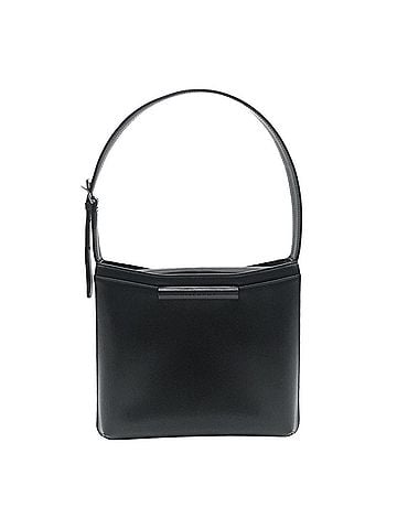 Givenchy GIVENCHY Vintage Logo Shoulder Bag, One-Shoulder Handbag, Leather, Black, Women's (view 1)