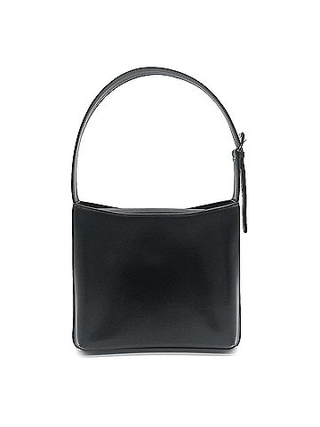 Givenchy GIVENCHY Vintage Logo Shoulder Bag, One-Shoulder Handbag, Leather, Black, Women's (view 2)
