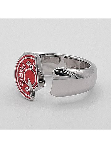 Hermès HERMES Carousel Ring, Stainless Steel, Silver, Men's (7789) (view 2)
