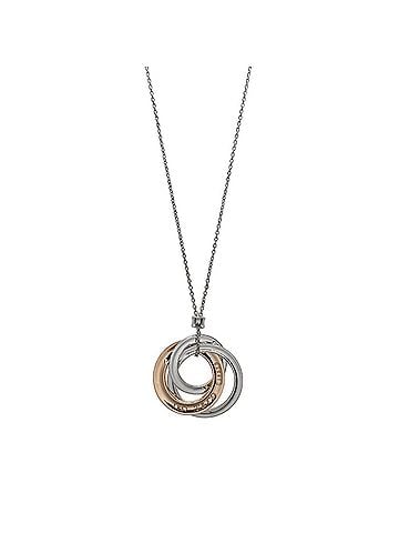 Tiffany & Co. TIFFANY & Co. Interlocking Circle Necklace, SV925 Metal, Silver, Women's (view 1)