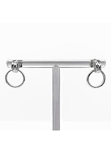 Tiffany & Co. TIFFANY & Co. Paloma Melody Circle Earrings, SV925 Silver, Women's (view 1)