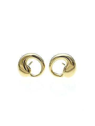 Tiffany & Co. TIFFANY Eternal Circle Earrings No Stone Yellow Gold (18K) Polished (view 1)