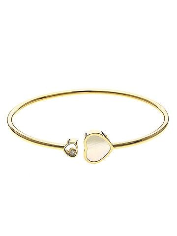 Chopard CHOPARD Happy Heart Bracelet 857482 Pink Gold (18K) Diamond Polished (view 1)