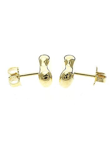 Tiffany & Co. TIFFANY Bean Earrings No Stone Yellow Gold (18K) Polished (view 2)