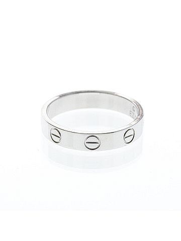 Cartier CARTIER Mini Love Ring With 1 Diamond White Gold (18K) Polished (view 2)