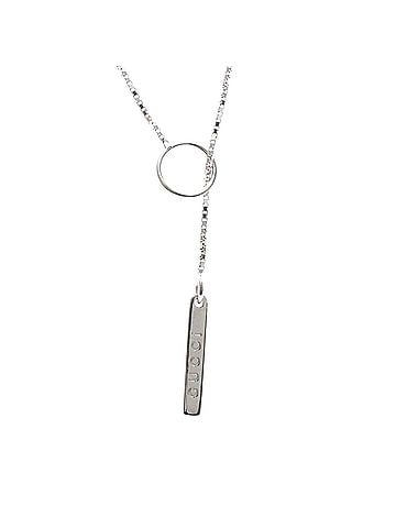 Gucci GUCCI Lariat Necklace White Gold (18K) No Stone Polished (view 1)