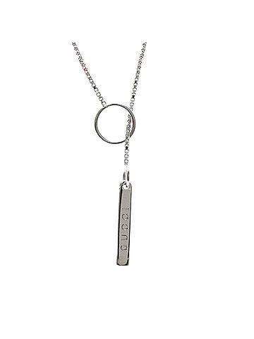 Gucci GUCCI Lariat Necklace White Gold (18K) No Stone Polished (view 1)