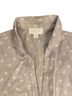 Gap 100% Cotton Floral Gray Short Sleeve Button-Down Shirt Size XS - photo 2