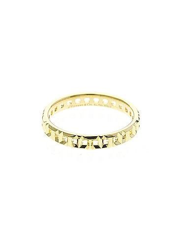 Tiffany & Co. TIFFANY T True Narrow Ring Yellow Gold (18K) No Stone Band Ring Gold Polished (view 1)