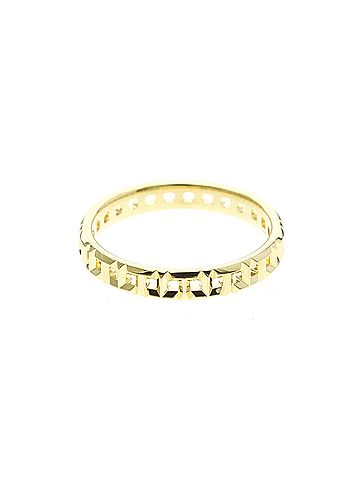 Tiffany & Co. TIFFANY T True Narrow Ring Yellow Gold (18K) No Stone Band Ring Gold Polished (view 2)