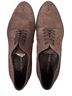 Giorgio Armani 100% Suede Brown Flats Size EU 40 - photo 1