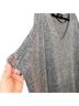 LINE 100% Linen Gray Blue T-Shirt Size M - photo 2