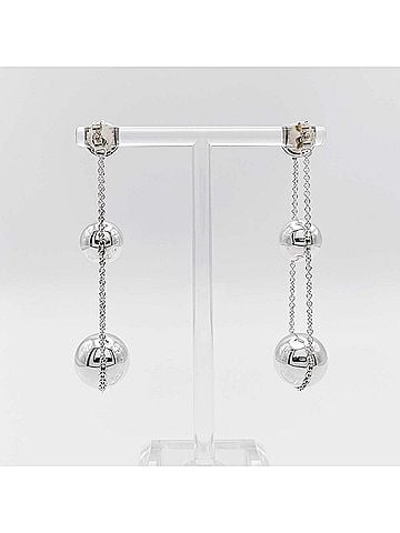 Tiffany & Co. TIFFANY & Co. HardWear Triple Drop Earrings, 3-strand, SV925 Silver, Women's (view 2)