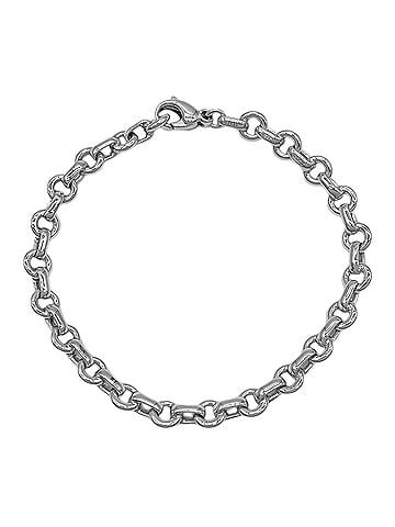 Tiffany & Co. TIFFANY & Co. Bracelet Bangle Donut Link Chain SV925 17cm Silver Women's (view 1)