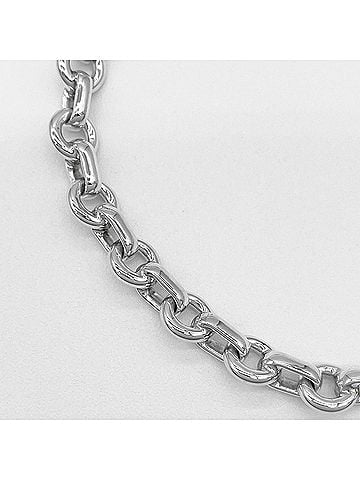 Tiffany & Co. TIFFANY & Co. Bracelet Bangle Donut Link Chain SV925 17cm Silver Women's (view 2)