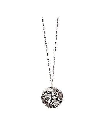 Tiffany & Co. TIFFANY & Co. Notes Round Plate Necklace Pendant, SV925 Silver, Women's (view 1)