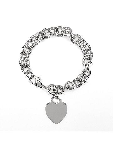 Tiffany & Co. TIFFANY & Co. Return to Heart Tag Bracelet, SV925 Silver, Women's (view 1)