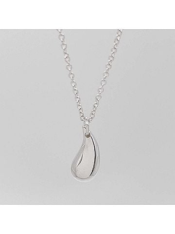 Tiffany & Co. TIFFANY & Co. Teardrop Necklace, SV925 Silver, Women's (view 2)