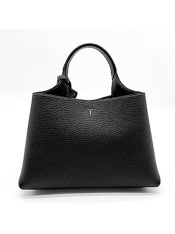 Tod's Tod's TOD’S T-Timeless Tote Bag, Leather, Black, Women's (view 2)