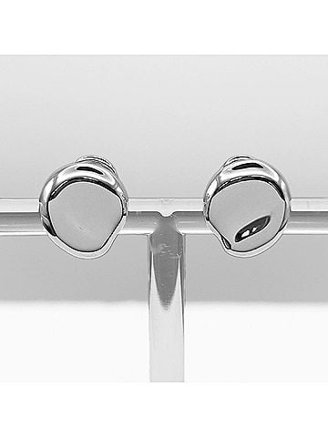 Tiffany & Co. TIFFANY & Co. Bean Earrings, Organic Design, SV925 Silver, Women's (view 2)
