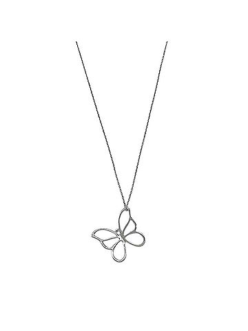Tiffany & Co. TIFFANY & Co. Butterfly Necklace, SV925 Silver, Women's (view 1)