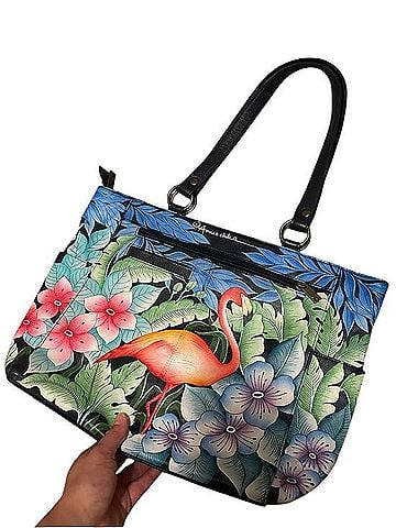 Anuschka Flamingo Fever Shoulder Bag (view 2)