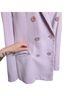 Tibi Solid Purple Multi Color Blazer Size 4 - photo 8