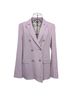 Tibi Solid Purple Multi Color Blazer Size 4 - photo 1