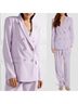 Tibi Solid Purple Multi Color Blazer Size 4 - photo 5