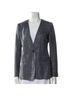 maxmara 37% Silk 33% Linen 30% Wool 100% Cupro Blue Blazer Size 8 - photo 1