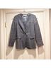 maxmara 37% Silk 33% Linen 30% Wool 100% Cupro Blue Blazer Size 8 - photo 15