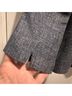 maxmara 37% Silk 33% Linen 30% Wool 100% Cupro Blue Blazer Size 8 - photo 8