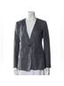 maxmara 37% Silk 33% Linen 30% Wool 100% Cupro Blue Blazer Size 8 - photo 14