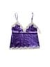Gold Hawk 100% Silk Purple Sleeveless Blouse Size M - photo 2